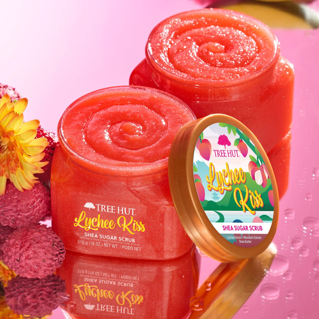 Tree Hut Lychee Kiss Shea Sugar Body Scrub 510g
