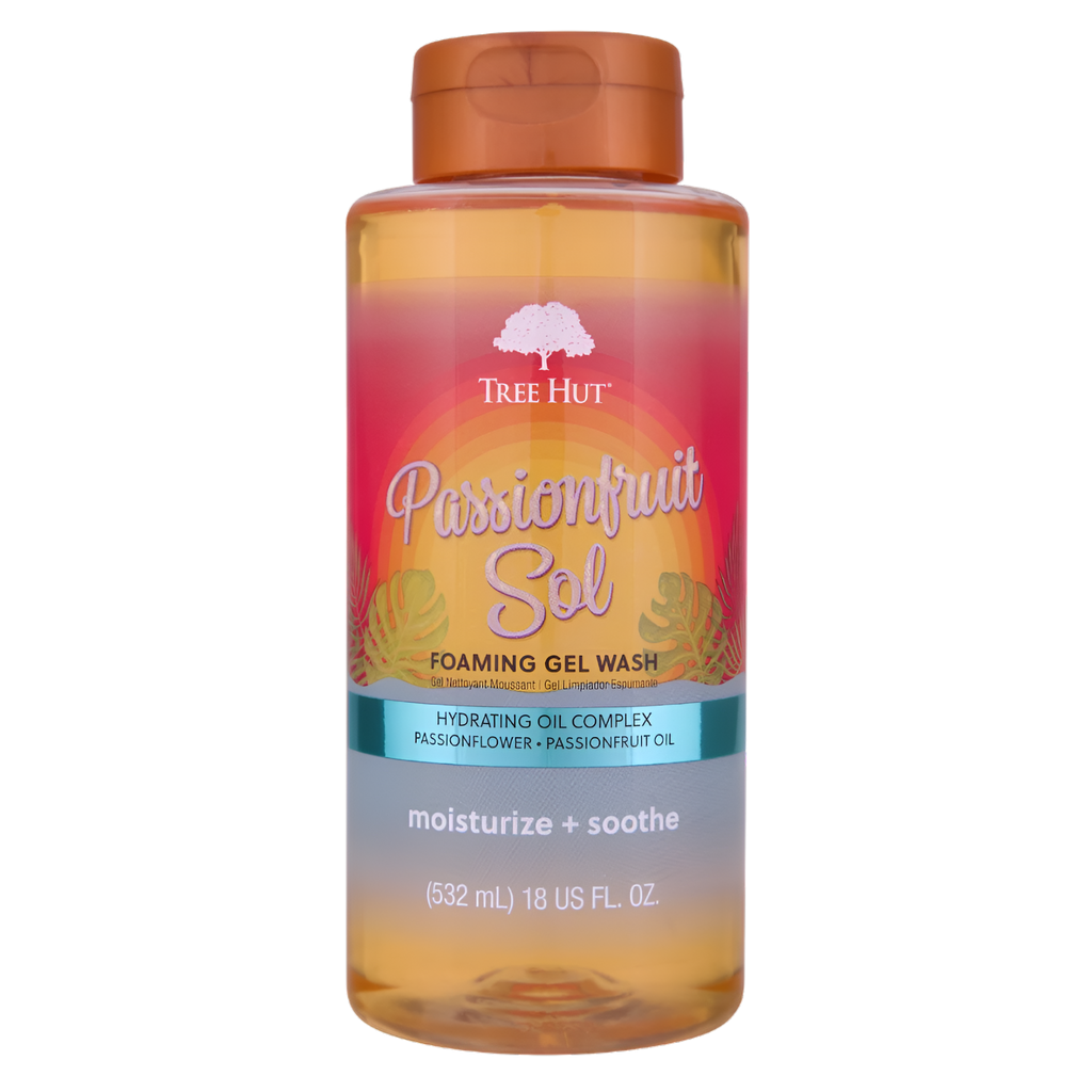 Tree Hut Passionfruit Sol Foaming Gel Body Wash 532ml