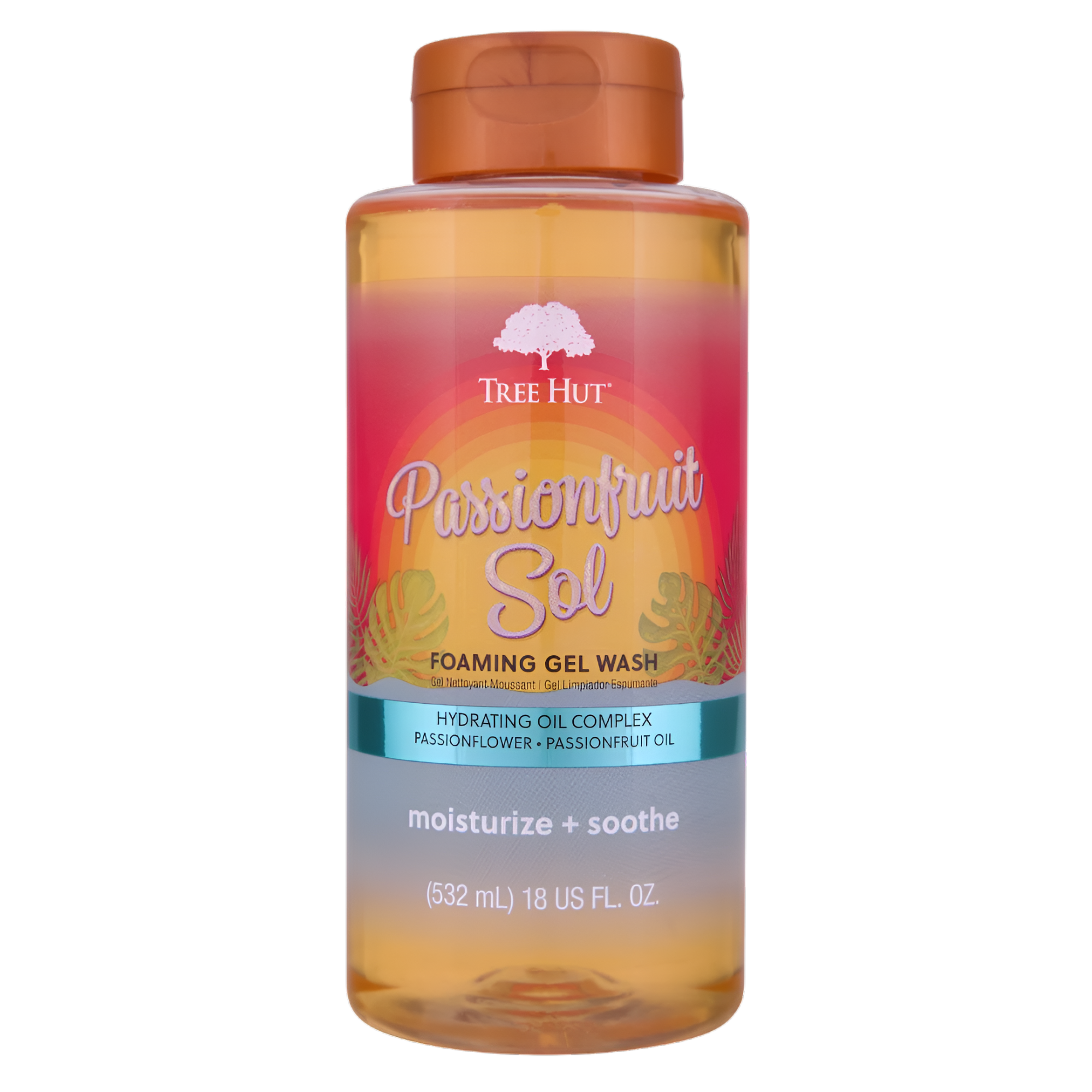 Tree Hut Passionfruit Sol Foaming Gel Body Wash 532ml