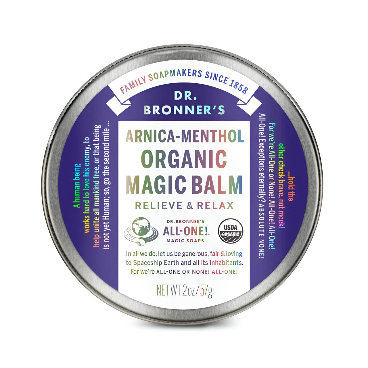 Dr. Bronner's Organic Magic Balm Arnica-Menthol 57g