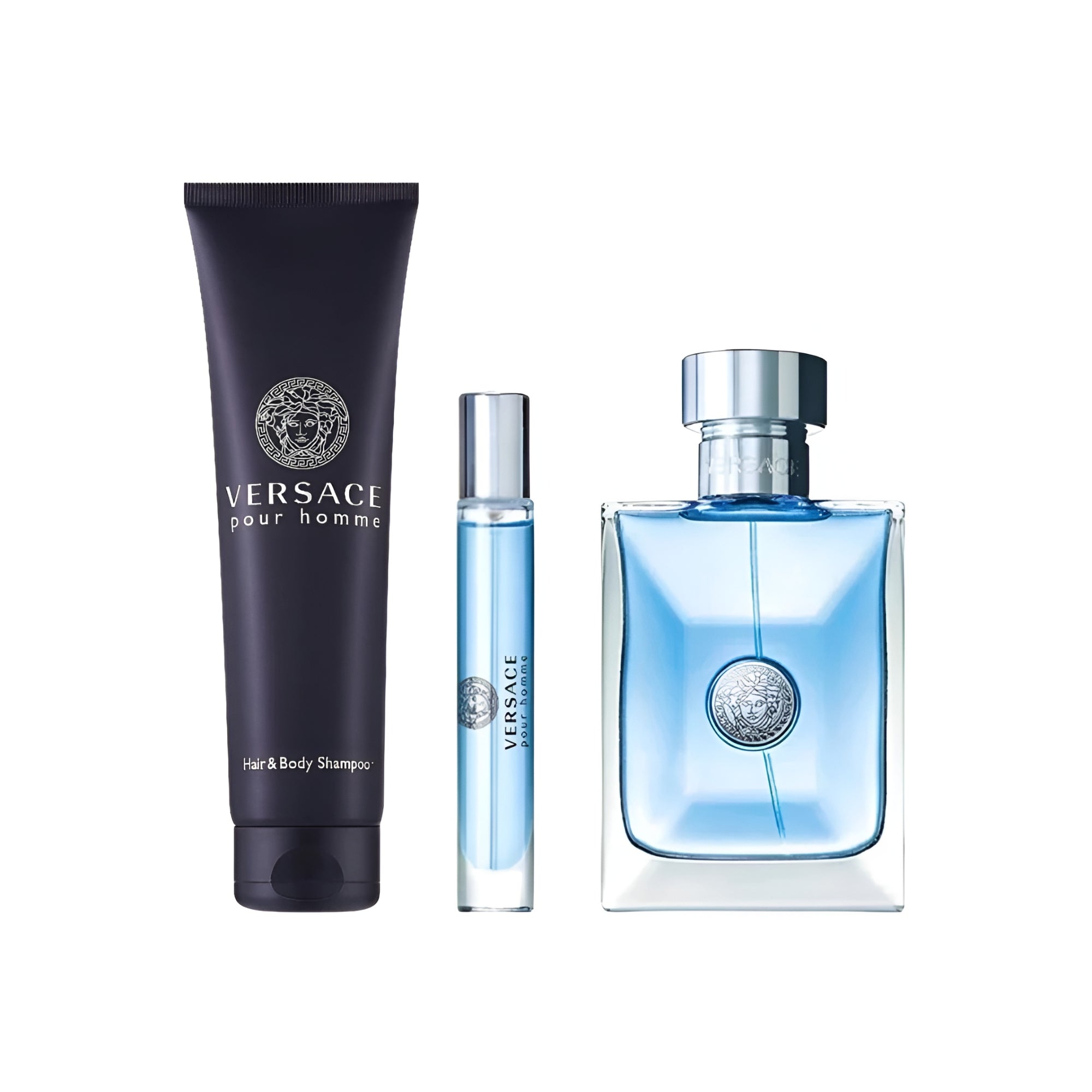 Versace Pour Homme 100ml EDT 3 Piece Gift Set By Versace (Men's)