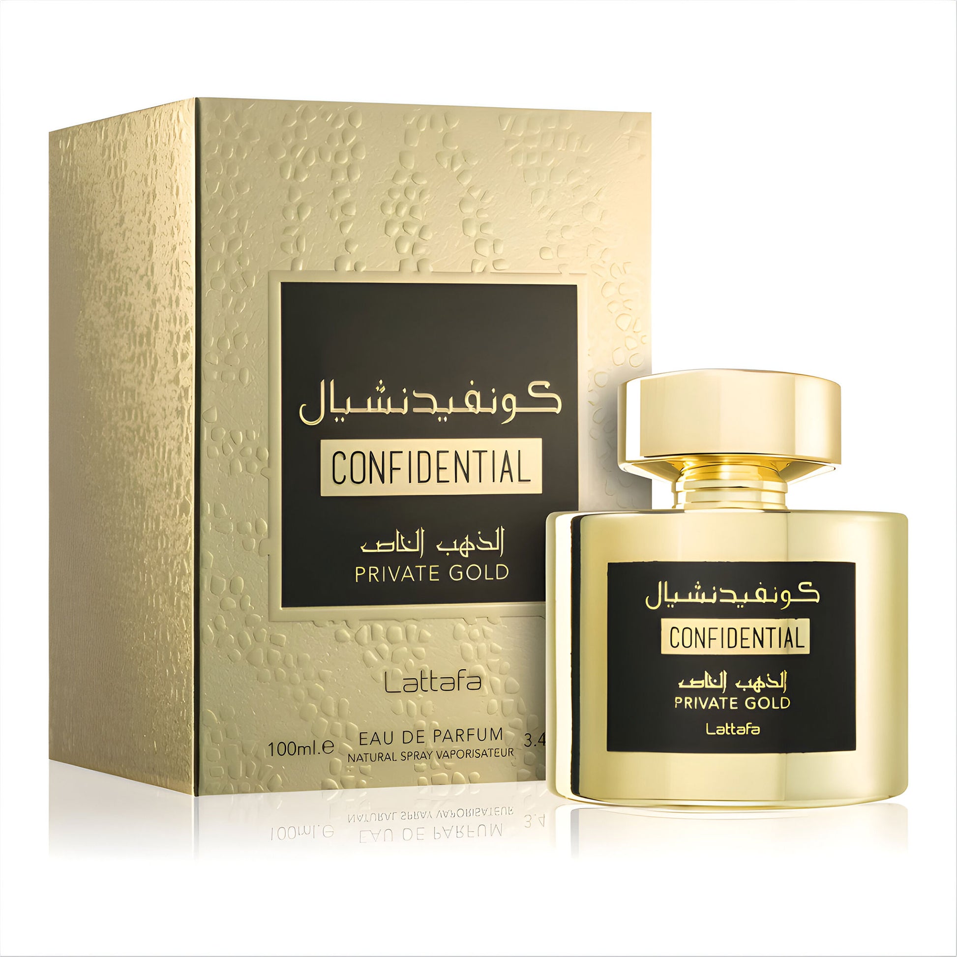 Confidential Private Gold 100ml EDP By Lattafa (Unisex)
