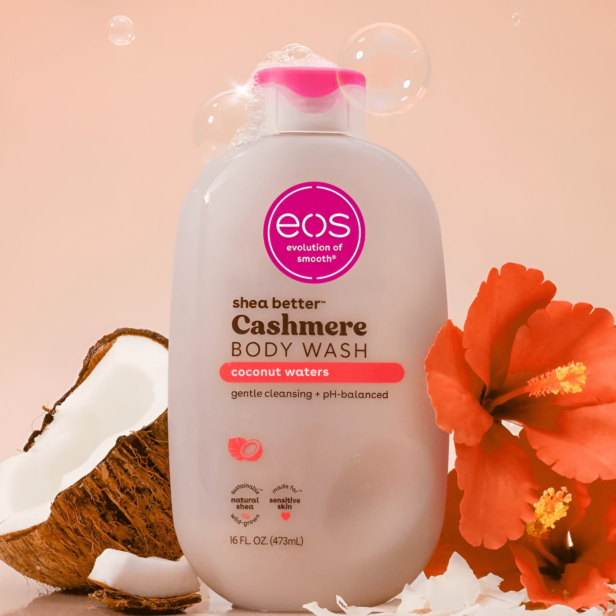 eos Cashmere Coconut Waters Body Wash 473ml
