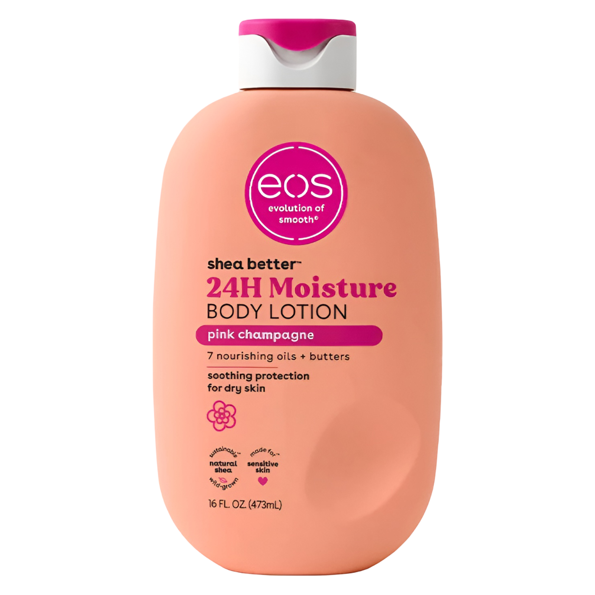 eos 24 Hour Moisture Pink Champagne Body Lotion 473ml
