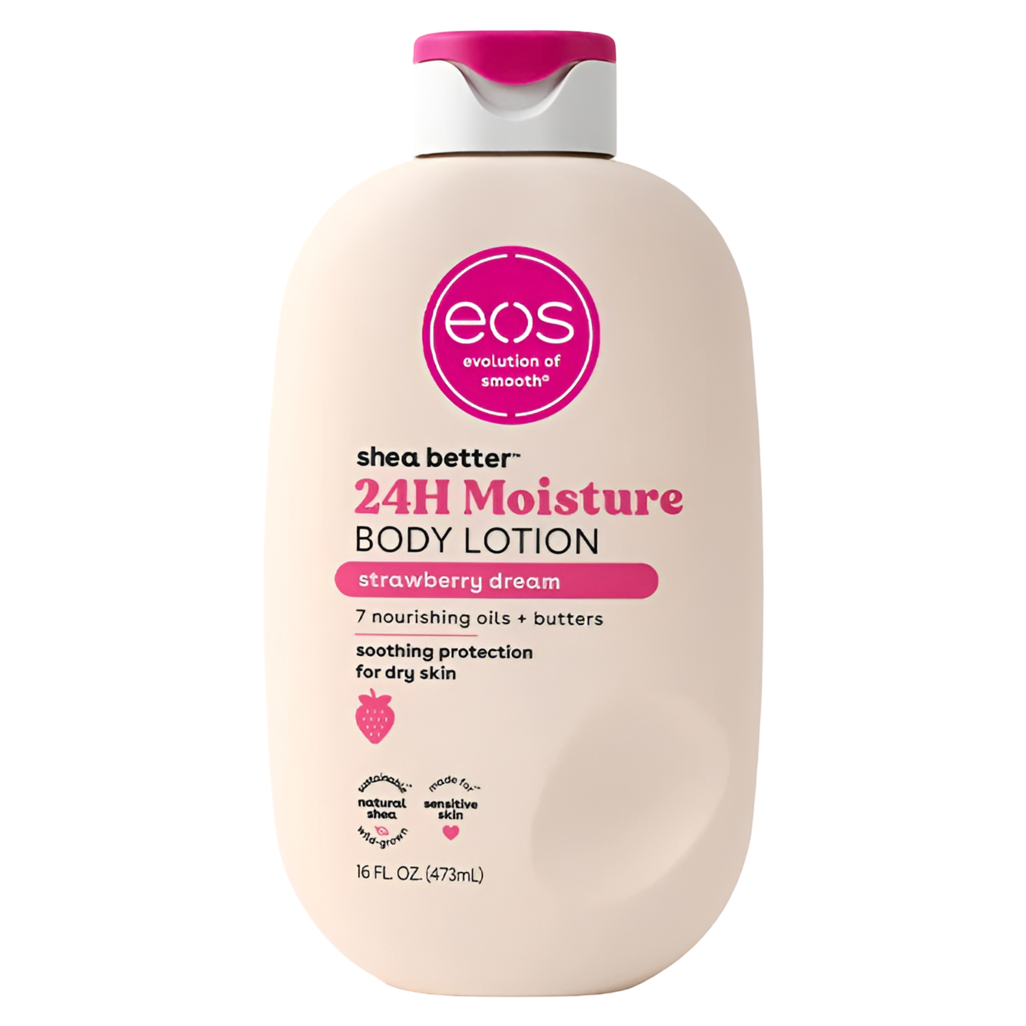 eos 24 Hour Moisture Strawberry Dream Body Lotion 473ml
