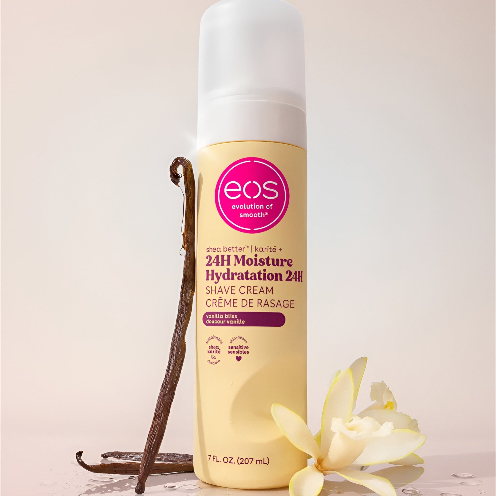 eos 24 Hour Moisture Vanilla Bliss Shaving Cream 207ml