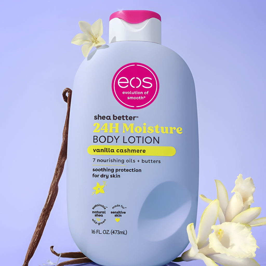 eos 24 Hour Moisture Vanilla Cashmere Body Lotion 473ml