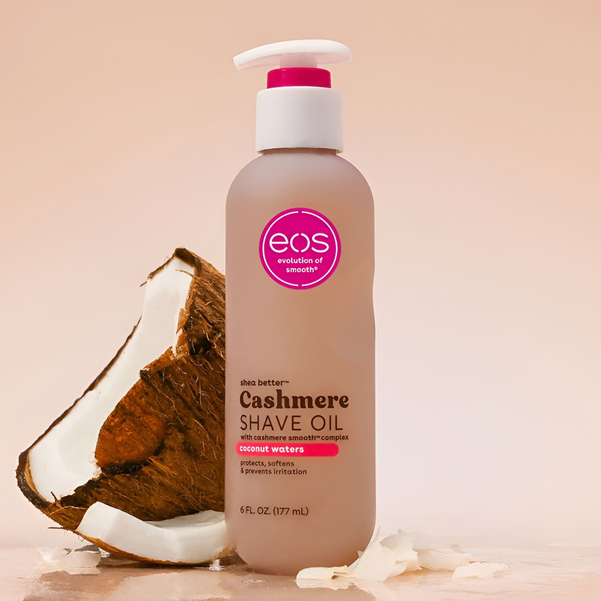 eos Cashmere Coconut Waters Shave Oil 177ml