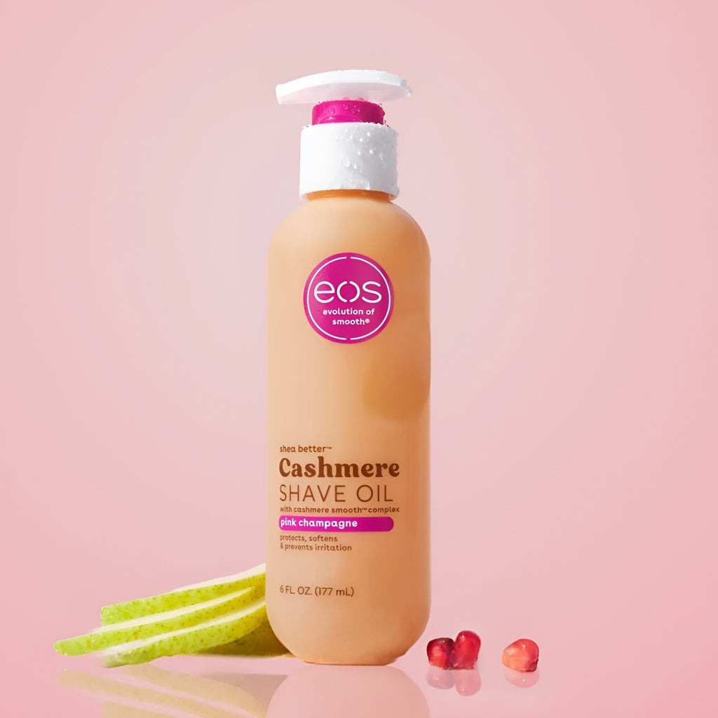 eos Cashmere Pink Champagne Shave Oil 177ml