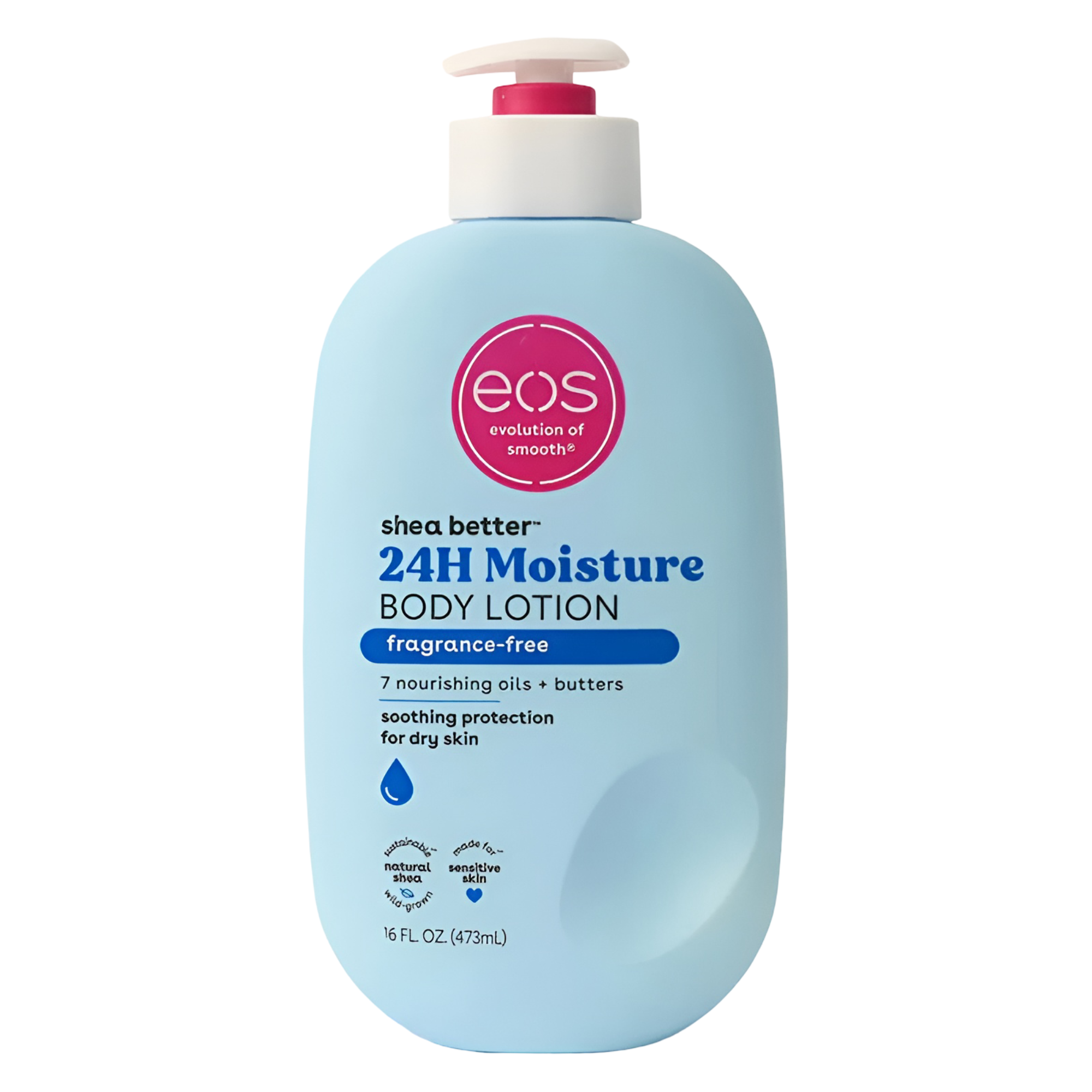 eos 24 Hour Moisture Fragrance Free Body Lotion 473ml