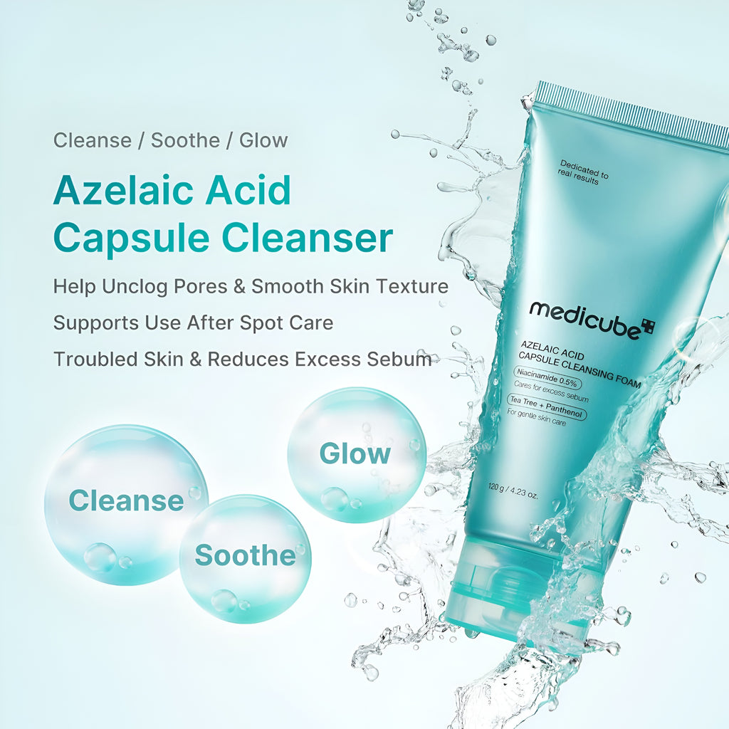 Medicube Azelaic Acid Capsule Foam Cleanser 120g