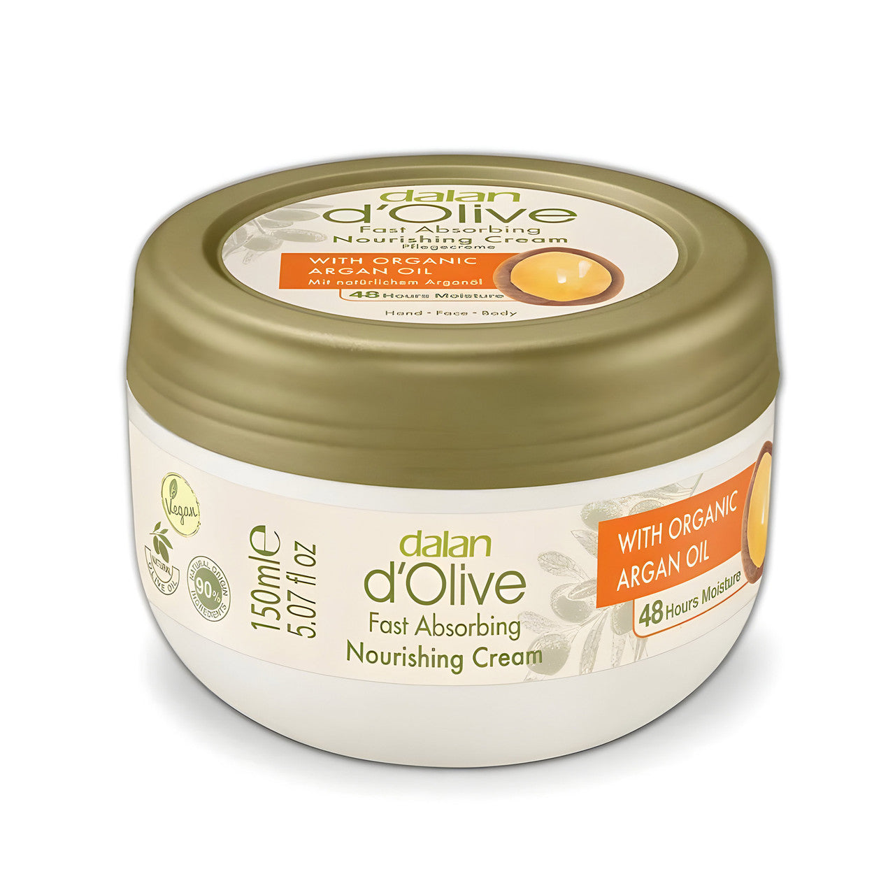 Dalan D'Olive Face Cream with Argan Oil 150ml