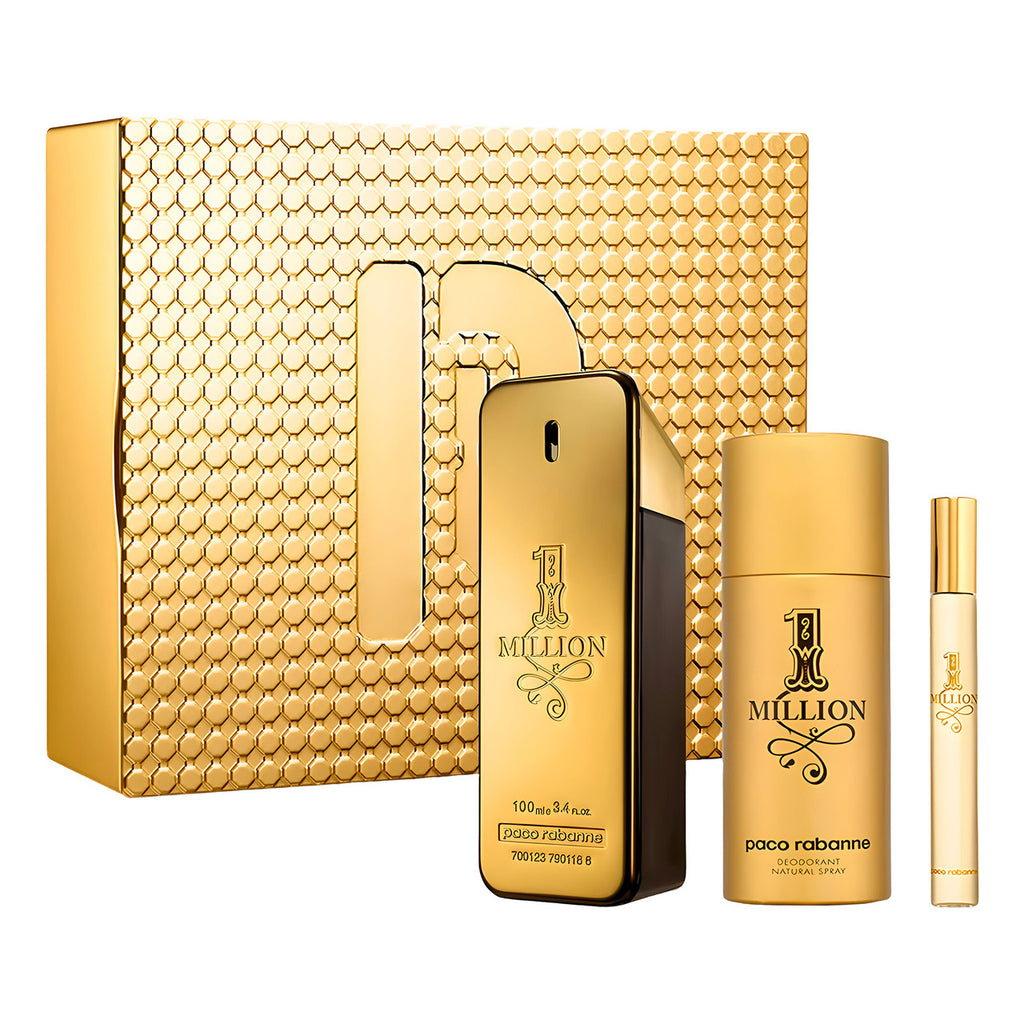 1 Million EDT 3 Piece Gift Set By Paco Rabanne (Mens)