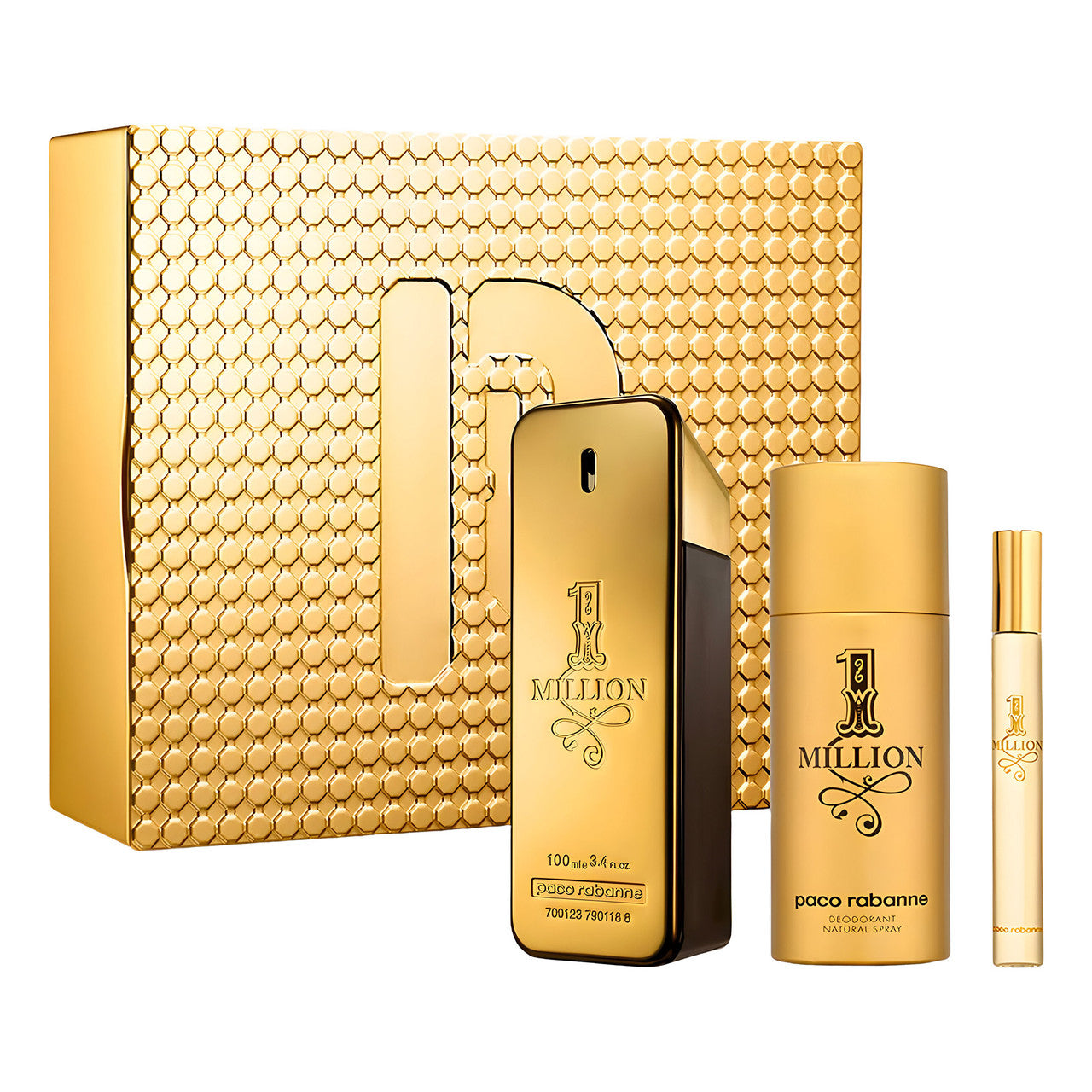 1 Million EDT 3 Piece Gift Set By Paco Rabanne (Mens)