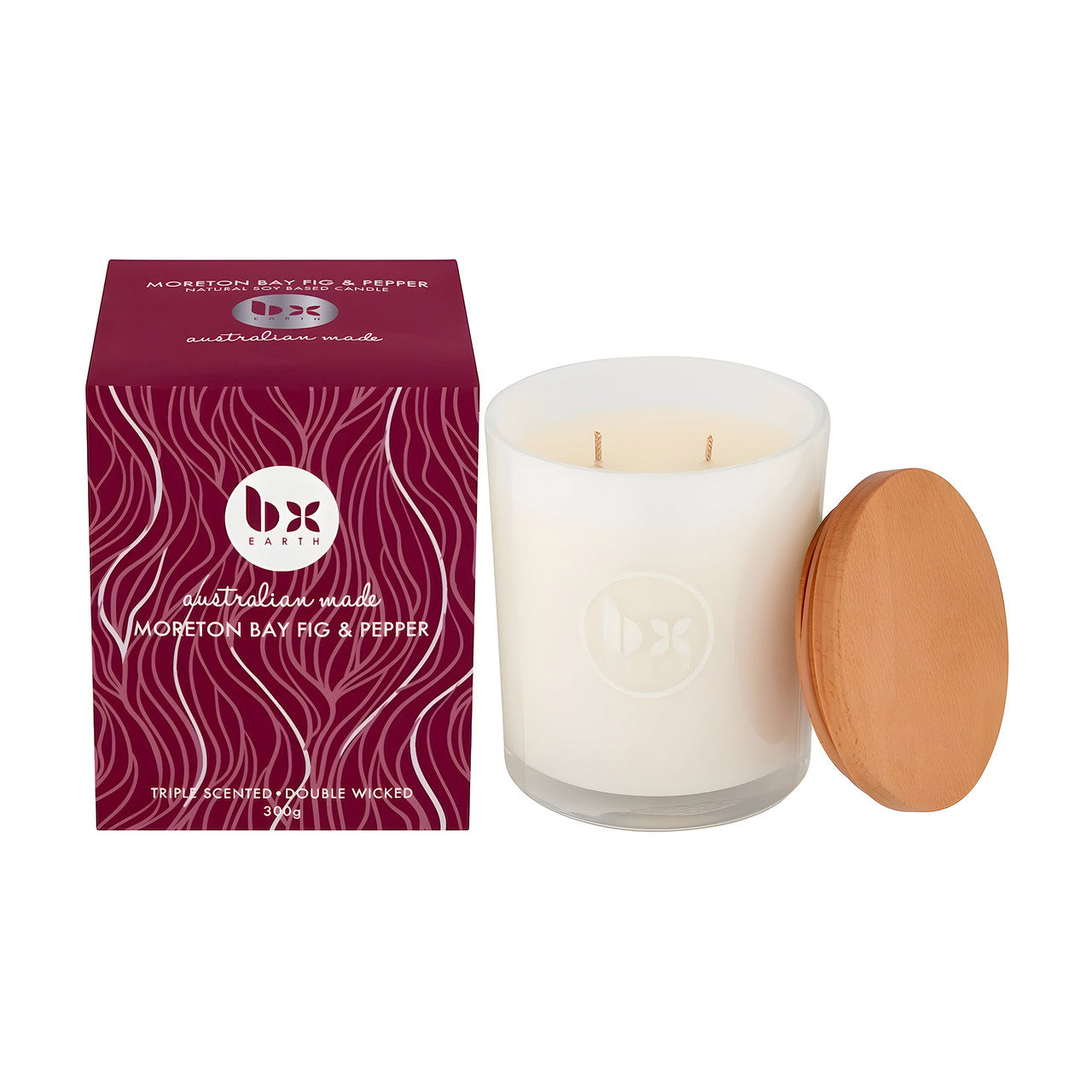 BX Earth Moreton Bay Fig & Pepper Candle 300g