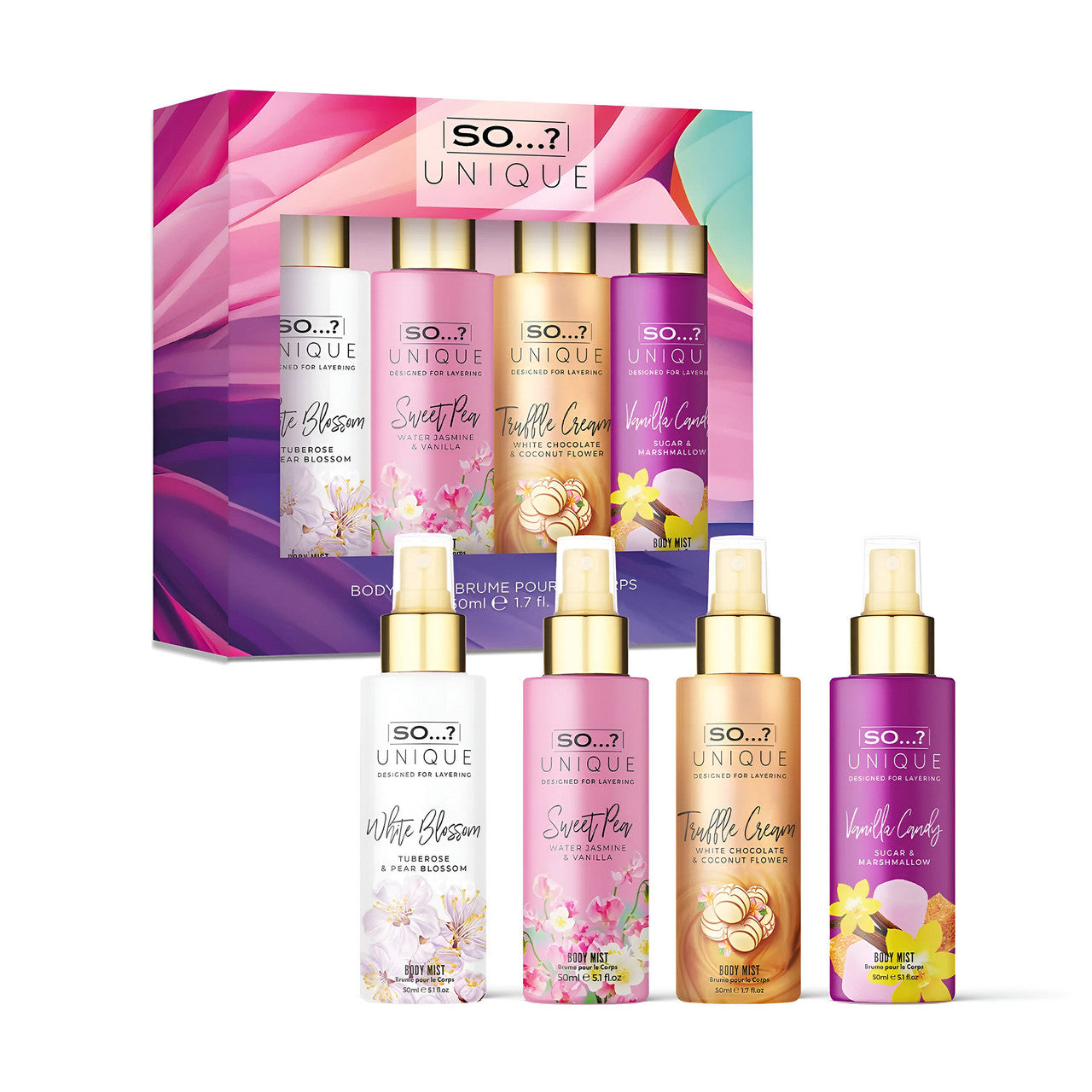 So..? Unique Mini Body Mist Gift Set