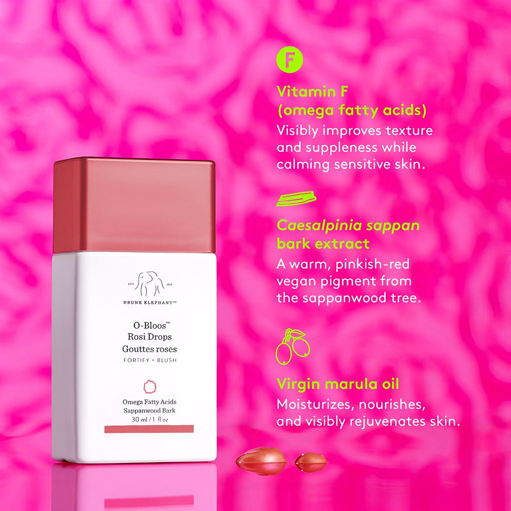 Drunk Elephant O-Bloos Rosi Drops 30ml