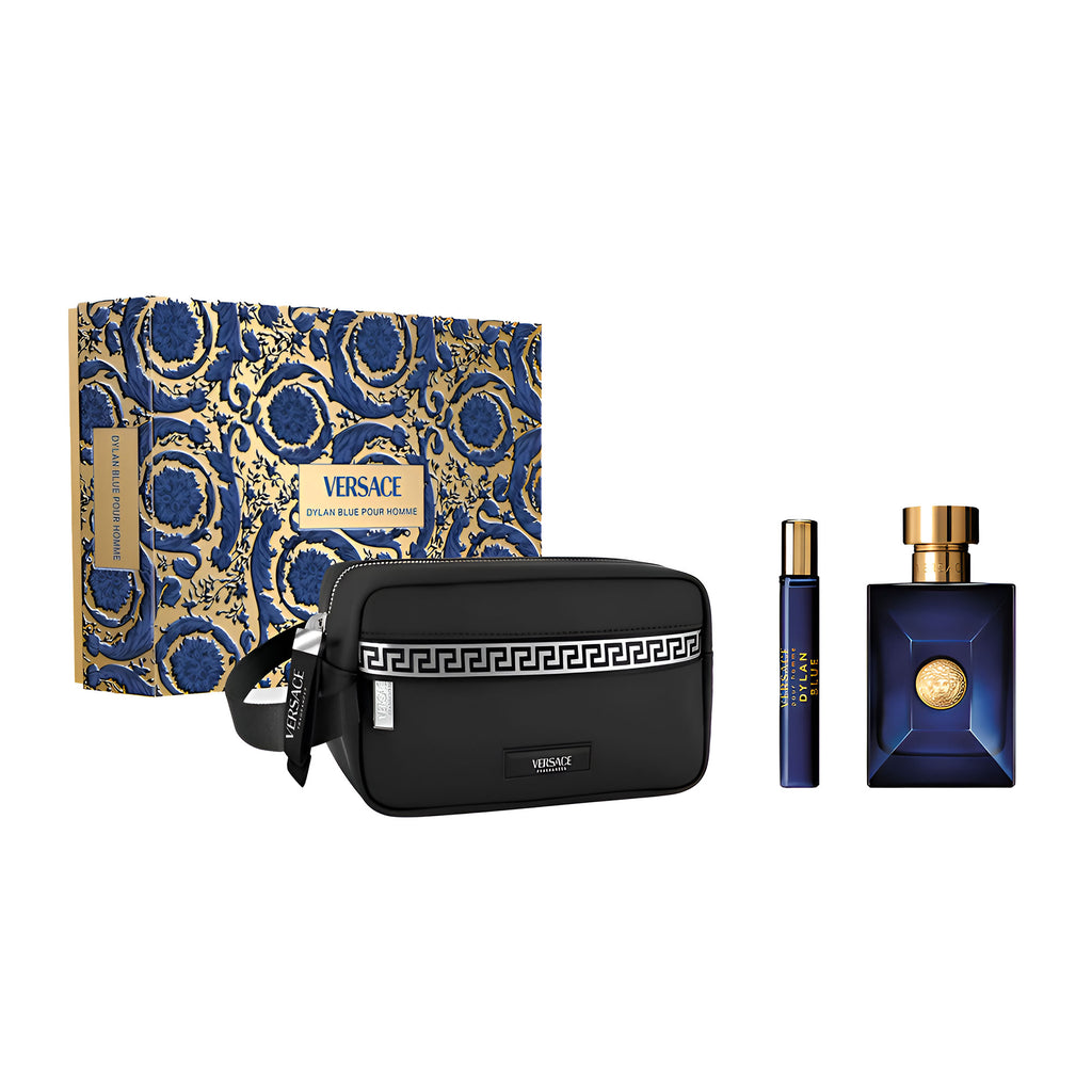 Dylan Blue Pour Homme 3 Piece Gift Set By Versace (Men's)